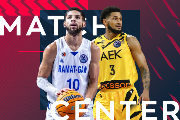 LIVE: Μακάμπι Ραμάτ Γκαν – ΑΕΚ Betsson