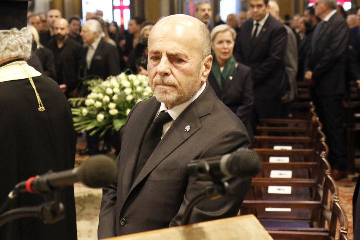 Λύγισε ο Αλαφούζος στον επικήδειο για τον Μίμη Δομάζο