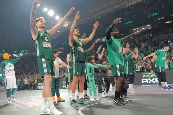 Παναθηναϊκός AKTOR: Η διαφορετική ματιά από το ματς με τη Βίρτους, τα παιδικά παιχνίδια στο ΟΑΚΑ και οι πανηγυρισμοί με τον κόσμο