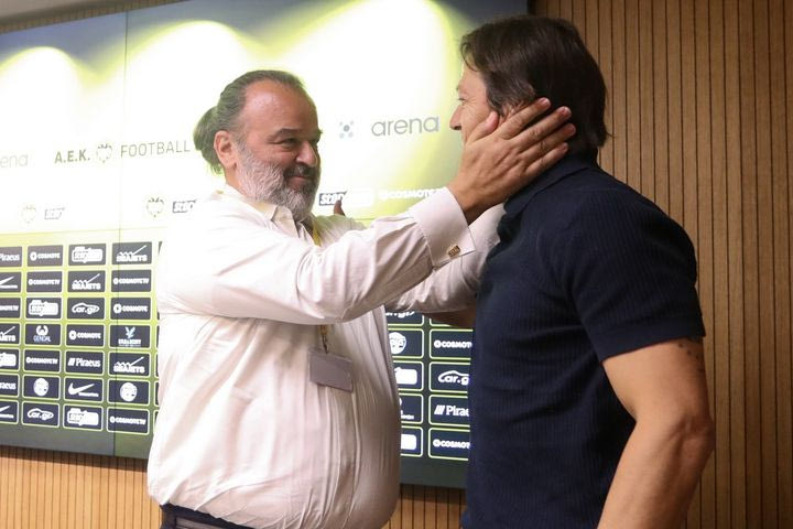 ΑΕΚ: Τα λένε στα Σπάτα Αλμέιδα και Ηλιόπουλος