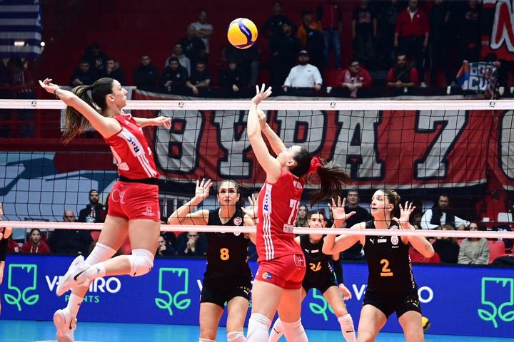 Ολυμπιακός – Γαλατασαράι 0-3: Άλλη κλάση οι Τουρκάλες, με τις ερυθρόλευκες να πηγαίνουν πλέον στην Κωνσταντινούπολη για το θαύμα