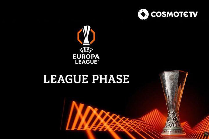 Η τελική κατάταξη ΠΑΟΚ και Ολυμπιακού στη League Phase του UEFA Europa League κρίνεται στην COSMOTE TV