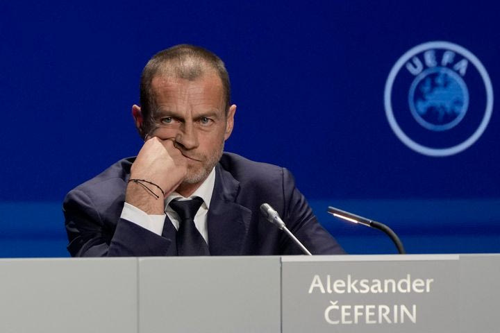 O πρόεδρος της UEFA, Αλεξάντερ Τσέφεριν