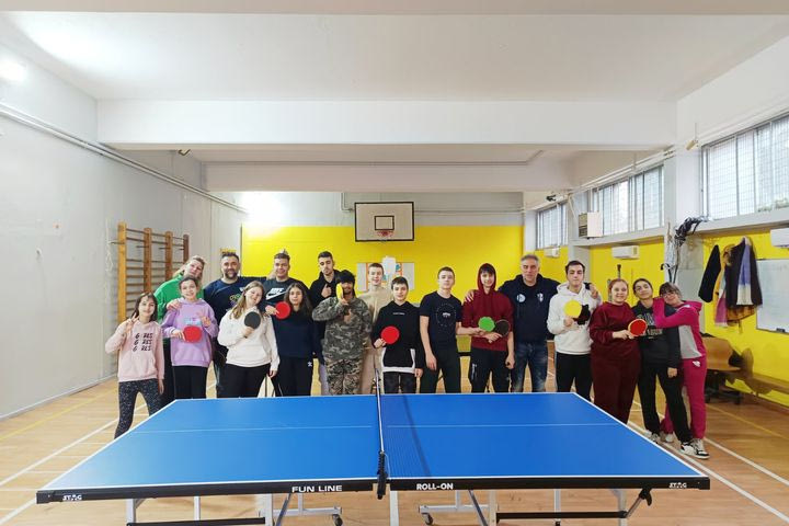 Το πινγκ πονγκ παρουσιάστηκε στο Ειδικό Γυμνάσιο και Λύκειο Κωφών και Βαρήκοων Θεσσαλονίκης