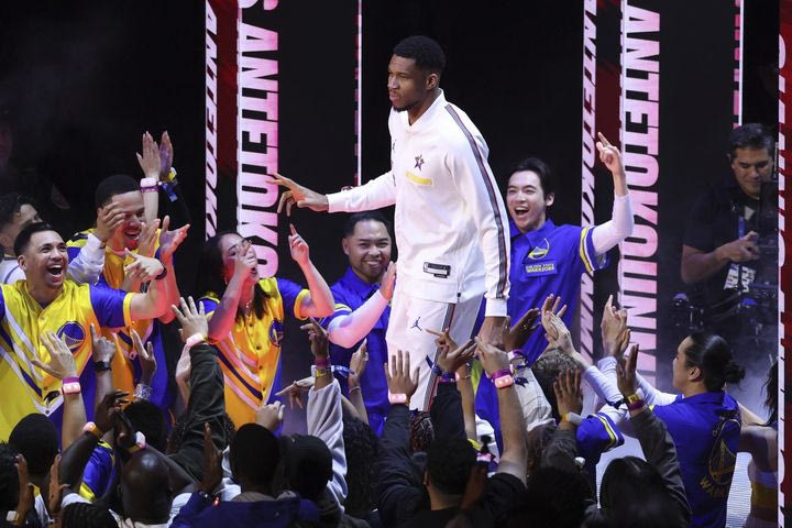 NBA All-Star Game, Γιάννης Αντετοκούνμπο: Αποθέωση στην παρουσίασή του