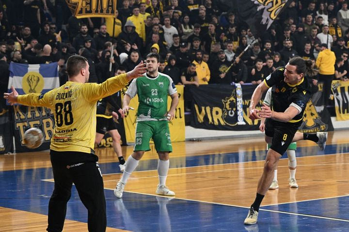Κρκα – ΑΕΚ 25-31: Έκανε το καθήκον της στη Χαλκίδα και με τη δεύτερη νίκη πέταξε για τα προημιτελικά του European Cup