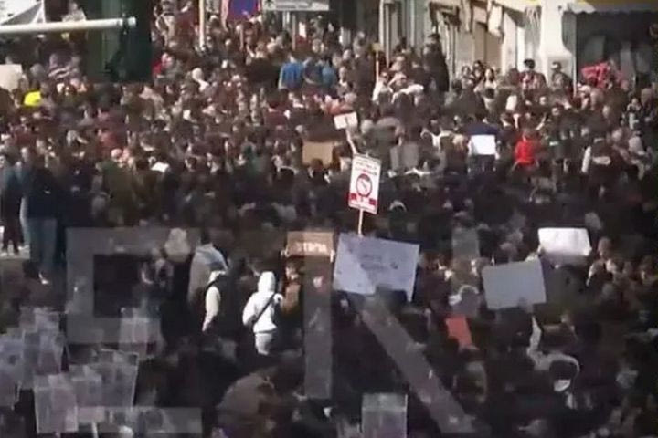 Θεσσαλονίκη: Επεισόδια στην περιοχή του ΟΣΕ μετά την συγκέντρωση για τα Τέμπη