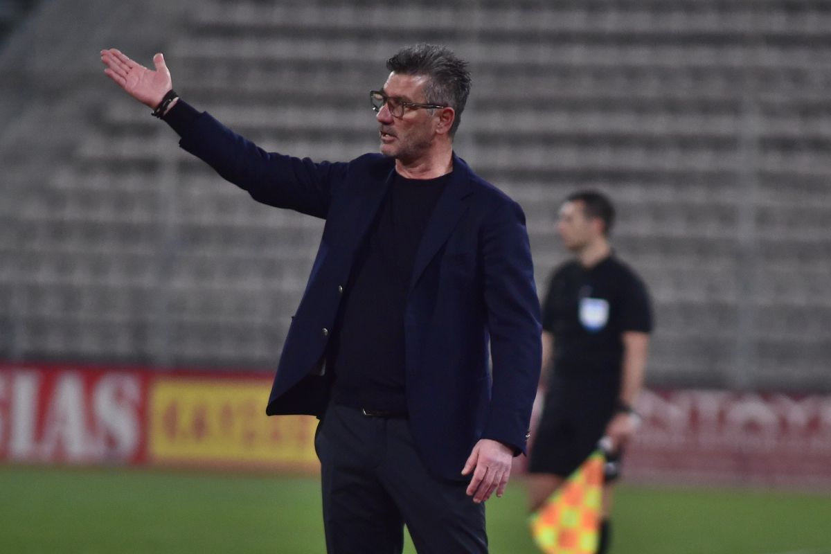 Ο Μαρίνος Ουζουνίδης στο Βόλος - Άρης