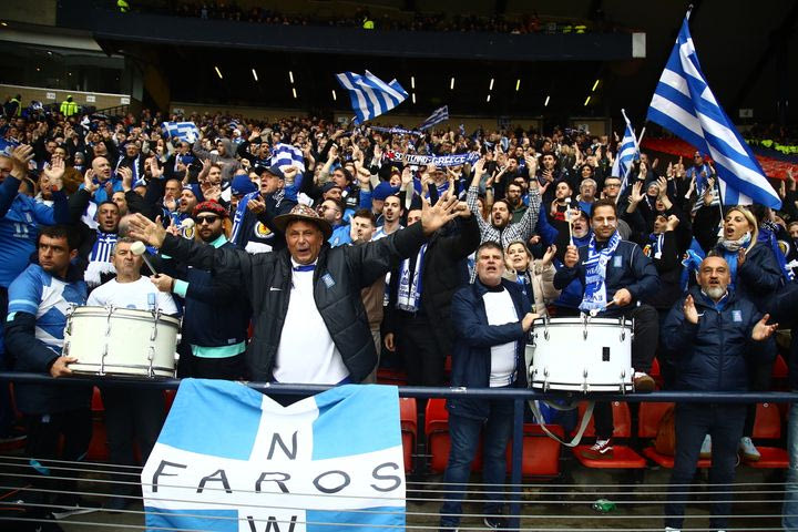 Οι φίλοι της Εθνικής στο Χάμπντεν Παρκ