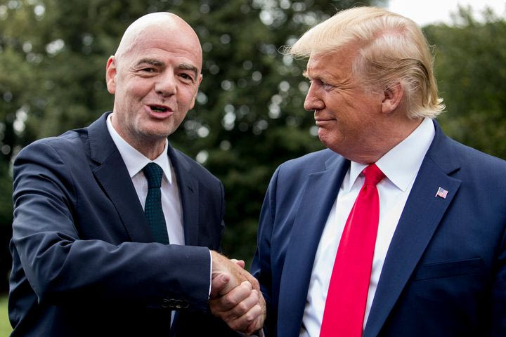 O Τζιάνι Ινφαντίνο και ο Ντόναλντ Τραμπ