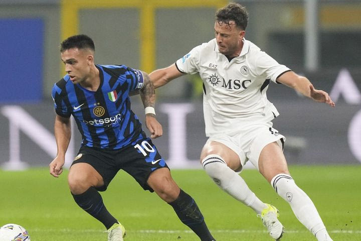 Νάπολι – Ίντερ 1-1: Έσωσαν τον βαθμό στο 87′ οι Παρτενοπέι, κράτησαν την πρωτιά οι Νερατζούρι