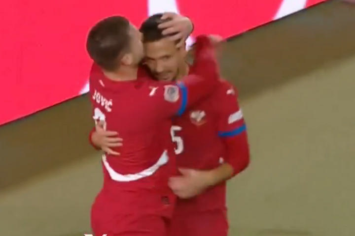 Παναθηναϊκός: Ο Μαξίμοβιτς άνοιξε το σκορ για τη Σερβία απέναντι στην Αυστρία