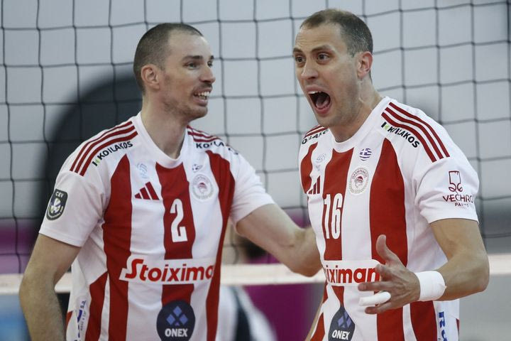 Τα highlights από τη νίκη-πρόκριση του Ολυμπιακού στον τελικό του Κυπέλλου βόλεϊ ανδρών