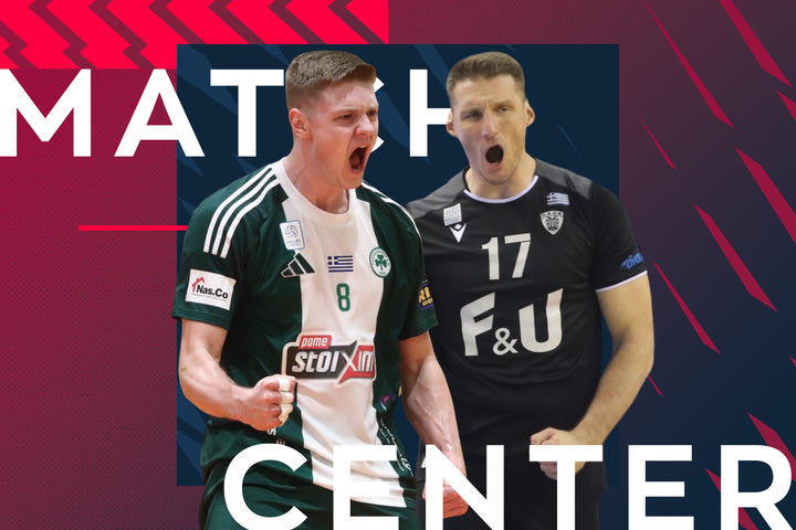 LIVE το ματς του Παναθηναϊκού με τον ΠΑΟΚ για τον δεύτερο ημιτελικό στο Final Four του Κυπέλλου βόλεϊ ανδρών