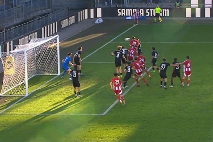 Το video με το γκολ του Παπακανέλλου, για το 1-0 του Ολυμπιακού στην έδρα της Στουρμ Γκρατς
