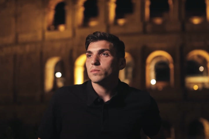 Ο Χρήστος Μανδάς στη Ρώμη