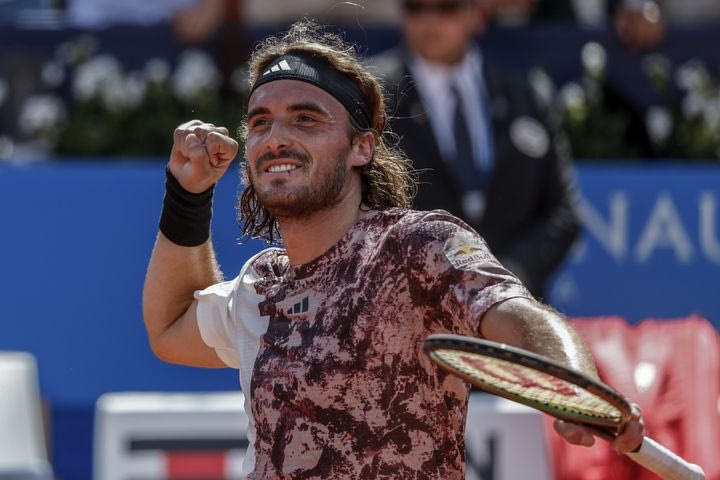 Ο Στέφανος Τσιτσιπάς στο Barcelona Open