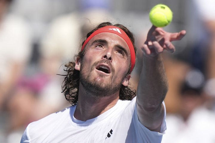 Ο Στέφανος Τσιτσιπάς στο Miami Open