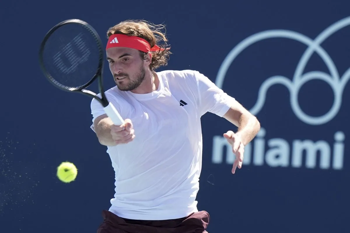 Τα highlights της ανατροπής και της πρόκρισης του Τσιτσιπά στους 32 του Miami Open