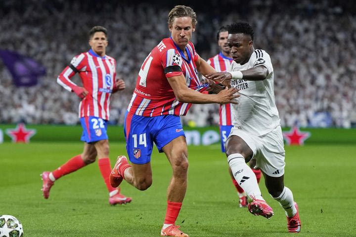 Στιγμιότυπο από το Ρεάλ - Ατλέτικο