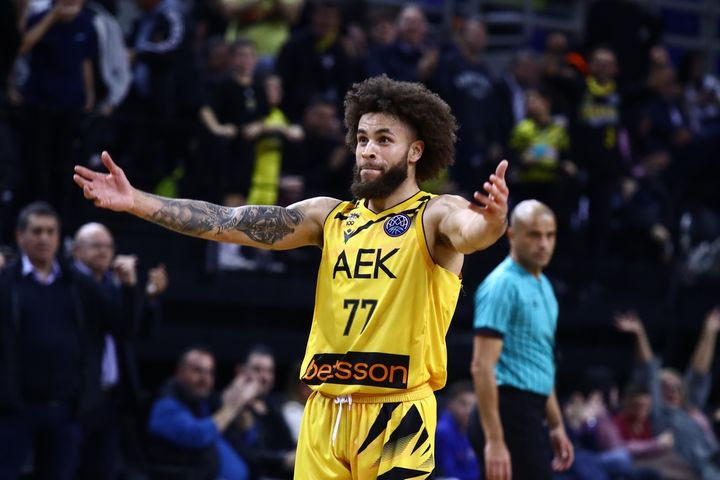 Βίρτσμπουργκ – ΑΕΚ Betsson 71-77: Σπουδαίο “διπλό” στην Γερμανία, 3/3 και φουλ για πρωτιά