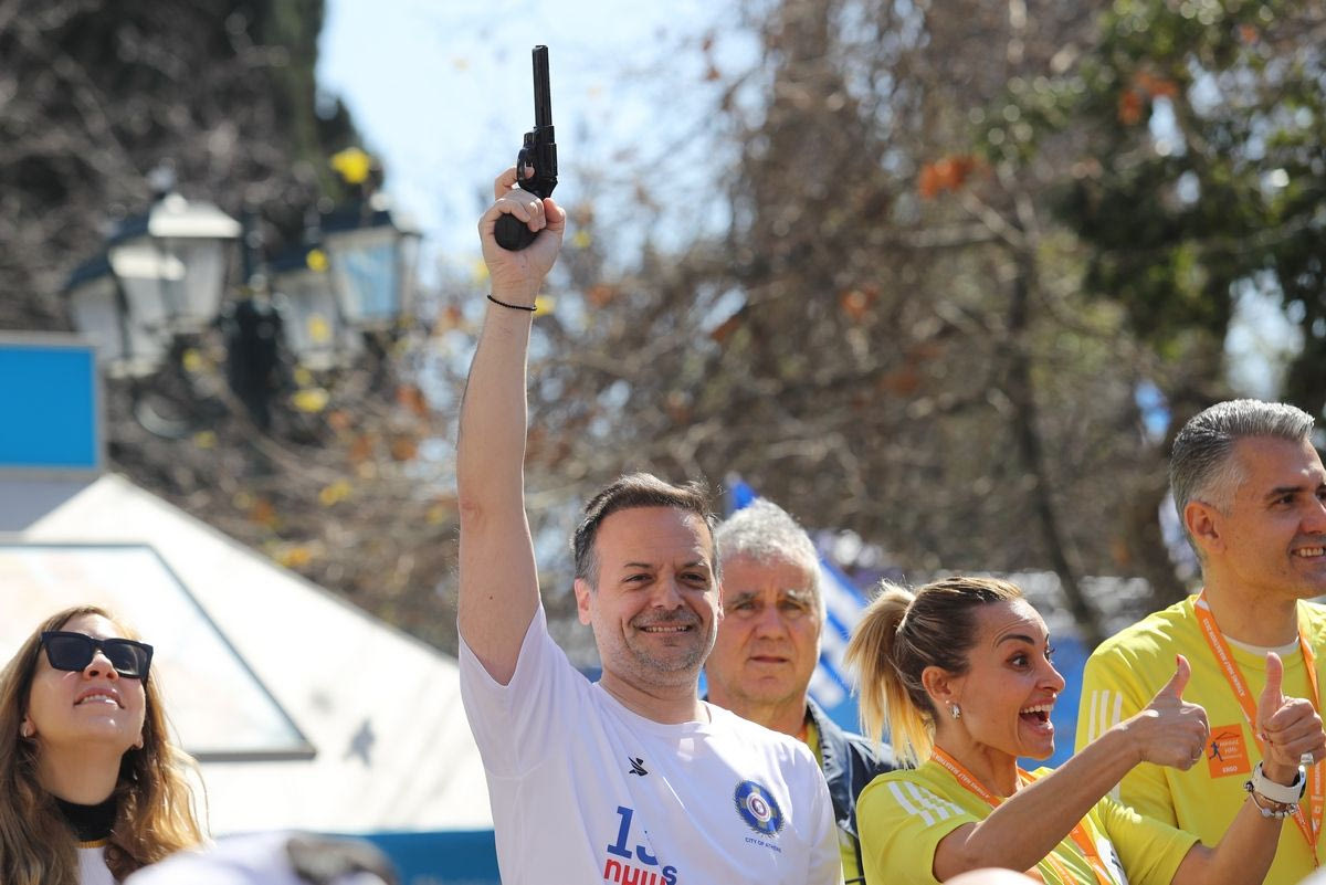 Στιγμιότυπο από τον Ημιμαραθωνίο Αθήνας