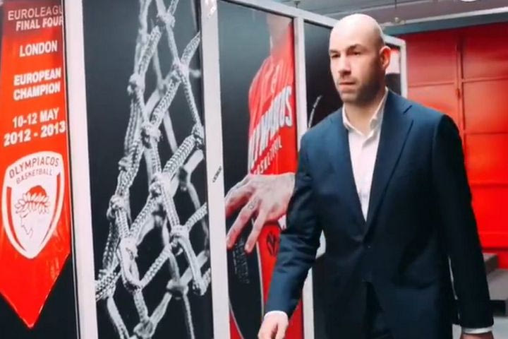 Ολυμπιακός – Μονακό: Το VIDEO της άφιξης του Σπανούλη στο ΣΕΦ πριν το ματς