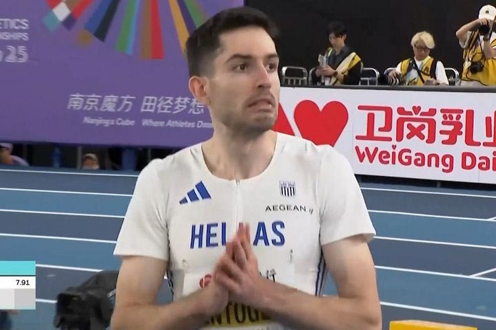 Το τέταρτο άλμα του Τεντόγλου στα 8.14μ. στον τελικό του Παγκοσμίου κλειστού στίβου