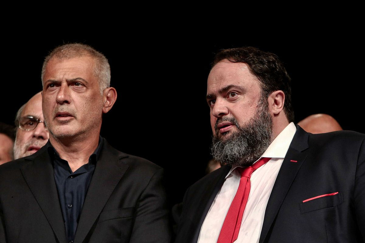 O Γιάννης Μώραλης και ο Βαγγέλης Μαρινάκης