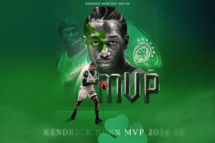 EuroLeague MVP: Ο διαστημικός Κέντρικ Ναν είναι πολυτιμότερος παίκτης της regular season