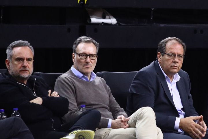 ΑΕΚ Betsson – ΠΑΟΚ: Ο CEO του BCL, Πατρίκ Κομνηνός, στη SUNEL Arena με τον Μάκη Αγγελόπουλο