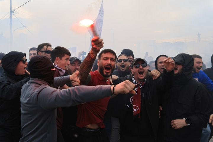 Οι πανηγυρισμοί της ΑΕΛ