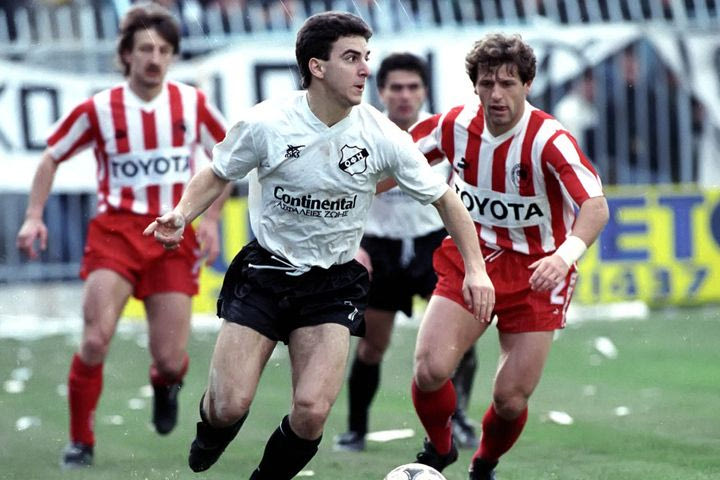 Οι παίκτες στο ΟΦΗ - Ολυμπιακός το 1990