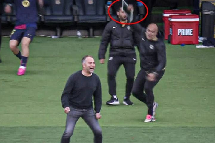 Οι πανηγυρισμοί του συνεργάτη του Φλικ