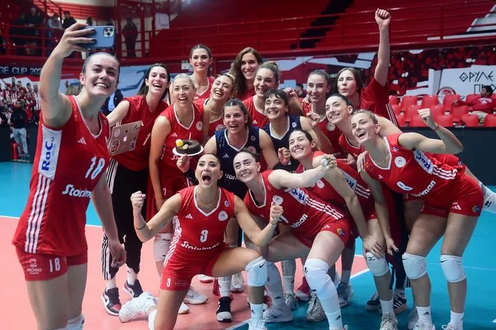 Τα highlights της πρώτης νίκης του Ολυμπιακού επί του ΠΑΟΚ στους τελικούς της Volley League γυναικών