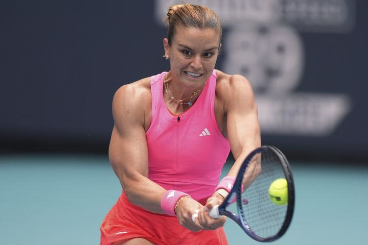 Η Μαρία Σάκκαρη στο Miami Open