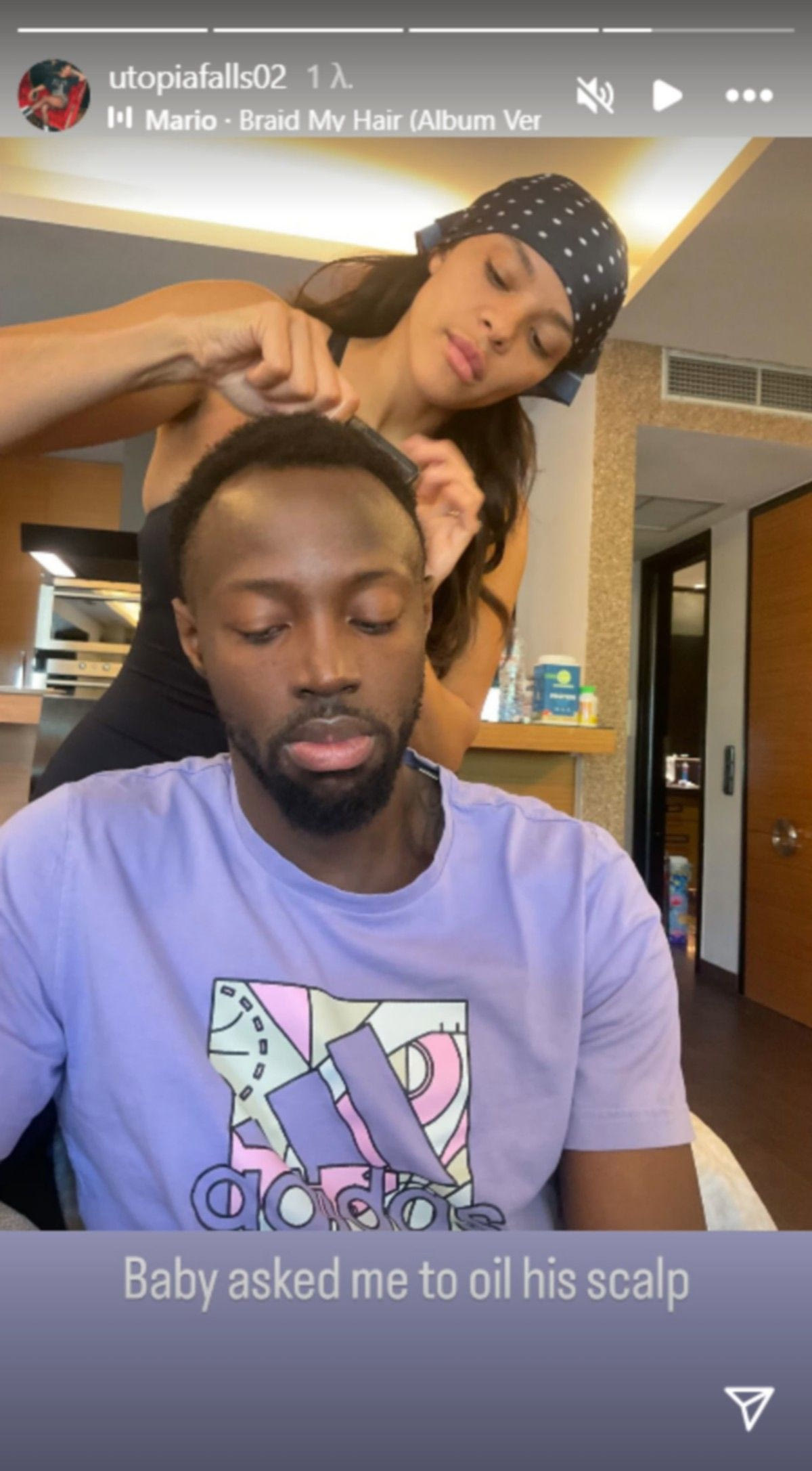 Παναθηναϊκός: Ο Τζέριαν Γκραντ ζήτησε από τη σύντροφό του να περιποιηθεί τα μαλλιά του