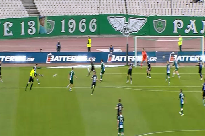 Μαγική ενέργεια του Ουναχί που έκανε το 2-0 για τον Παναθηναϊκό κόντρα στον ΠΑΟΚ