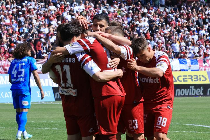 ΑΕΛ – Κηφισιά 1-0: Γιορτή στη Λάρισα, με χρυσό σκόρερ τον Στάμου οι βυσσινί πανηγύρισαν και το Super Cup