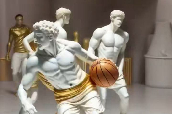 Εκπληκτική έμπνευση του BCL για την ΑΕΚ με αρχαιοελληνικά αγάλματα και “Βασίλισσα της Ευρώπης σύντομα;”