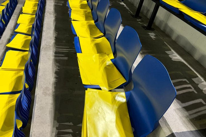 ΑΕΚ Betsson: Κιτρινόμαυρο κορεό στη SUNEL Arena για το ματς με τη Ναντέρ