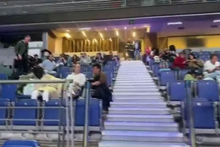 Ρεάλ Μαδρίτης: Η Movistar Arena έγινε καταφύγιο το βράδυ της Δευτέρας, αποκλεισμένος κόσμος διανυκτέρευσε στο γήπεδο