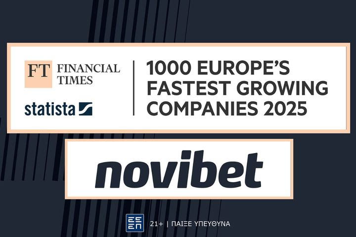 Η Novibet στη λίστα FT1000 Europe’s Fastest Growing Companies 2025