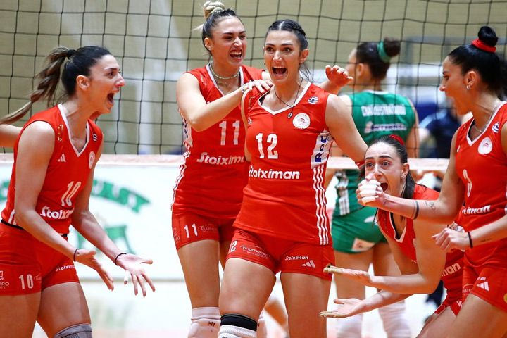 Παναθηναϊκός – Ολυμπιακός 0-3: Οι “ερυθρόλευκες” κυριάρχησαν, υπέταξαν τις πρωταθλήτριες και πέταξαν στους τελικούς