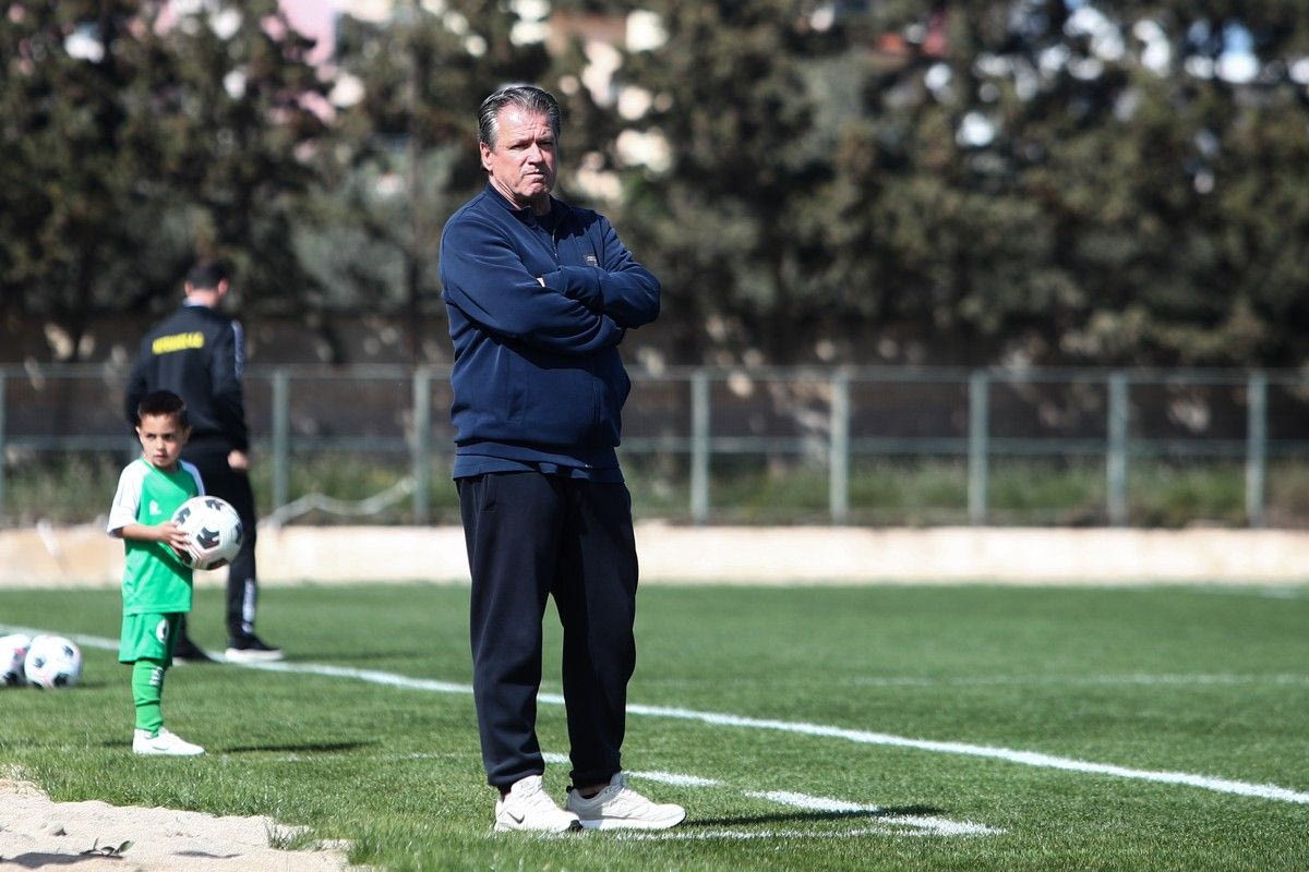 Ο προπονητής του Μαρκό, Σούλης Παπαδόπουλος