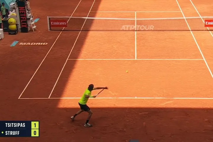 Τα highlights της μεγάλης νίκης του Τσιτσιπά απέναντι στον Στρουφ για το Madrid Open