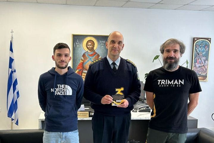 Η Διεύθυνση Αστυνομίας Πιερίας στηρίζει το TRIMAN 2025