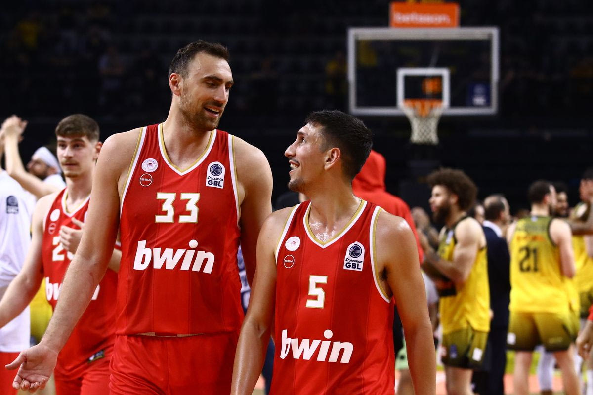 Οι παίκτες του Ολυμπιακού