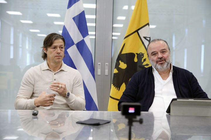 ΑΕΚ: Ολοκληρώθηκε η πολύωρη συνάντηση Ηλιόπουλου – Αλμέιδα, εν αναμονή των αποφάσεων