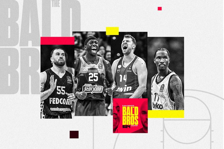 Bald Brothers: Η ομάδα που θα πάρει τη EuroLeague και οι αστειότητες για τον Αντετοκούνμπο